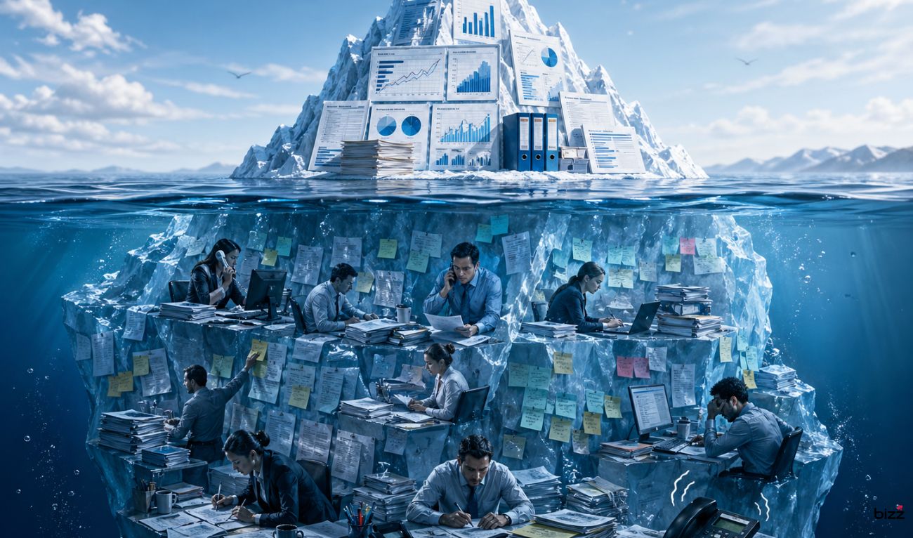 Το παγόβουνο της πρώτης γραμμής: τι βλέπει το management και τι κρύβεται από κάτω